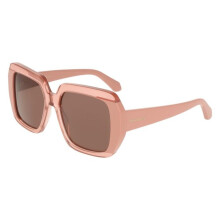 Lunettes de soleil - FERRAGAMO - SF2081S - Acétate - Transparent rose - Carré