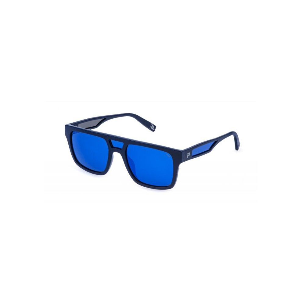 Fila Sfia13 Sunglasses 55/19/145 Matte Blue Injected Man Sfia13