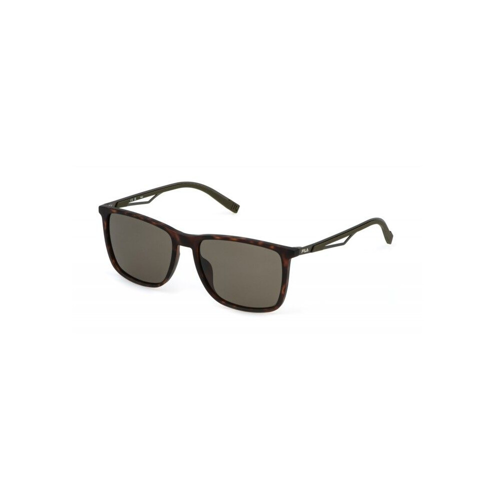 Fila Sfi889 Sunglasses 56/17/145 Dark Matte Havana Injected Man Sfi889