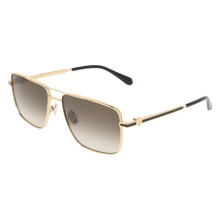 Lunettes de soleil - FERRAGAMO - SF329SLBI - Métal - Verres dégradés gold/khaki - 60/17/145