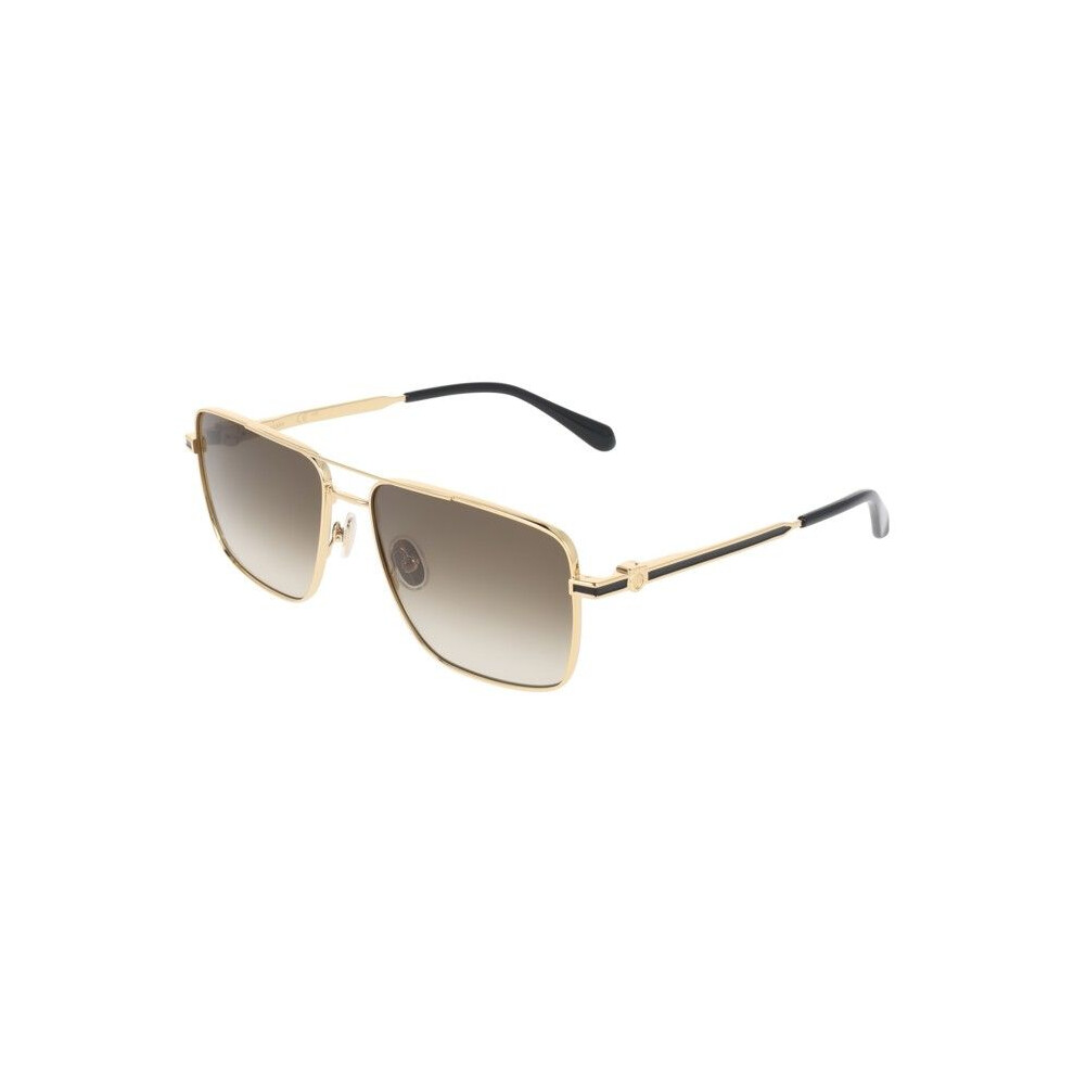 Ferragamo Sunglasses - Sf329slbi - Metal - Gradient Lenses Gold/Khaki - 60/17/145