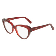 Lunettes de Vue - FERRAGAMO - SF3046 - Acétate - Transparent burgundy - Femme