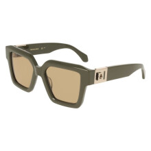 Lunettes de Soleil - FERRAGAMO - SF2084S - Khaki - Acétate - Femme 53/19/145