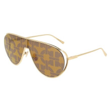 Lunettes de Soleil - FERRAGAMO - SF323SG - Doré (Deep gold) - Aviator - 63 mm