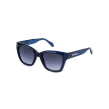 Zonnebril Just Cavalli SJC148 52/20/140 Glanzend transparant blauw Ingegoten VROUW SJC148