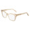 Ferragamo Ferragamo SF3052 51/17/145 Transparant beige/beige Acetaat DAMES SF3052 1