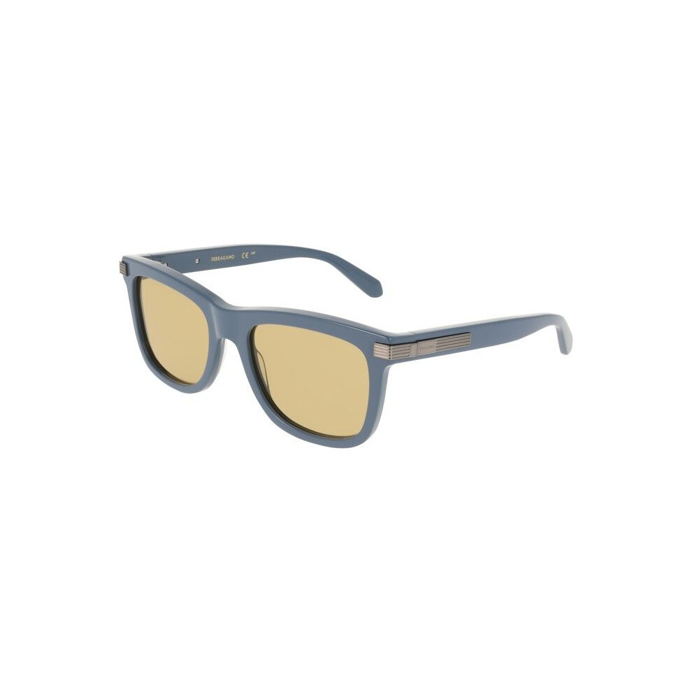 Ferragamo Sunglasses Sf2088s 55/20/145 Blue Acetate Man Sf2088s