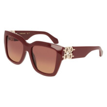 Lunettes de soleil - FERRAGAMO - SF2083SE - Burgundy - Acétate-renew - Carré