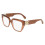 Ferragamo Ferragamo SF3041E 53/16/140 Transparant karamel Rec acetaat-renew VROUW SF3041E 1