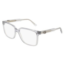 Lunettes de Vue - FERRAGAMO - SF3043E - Transparent grey - Plastique - 57/16/145