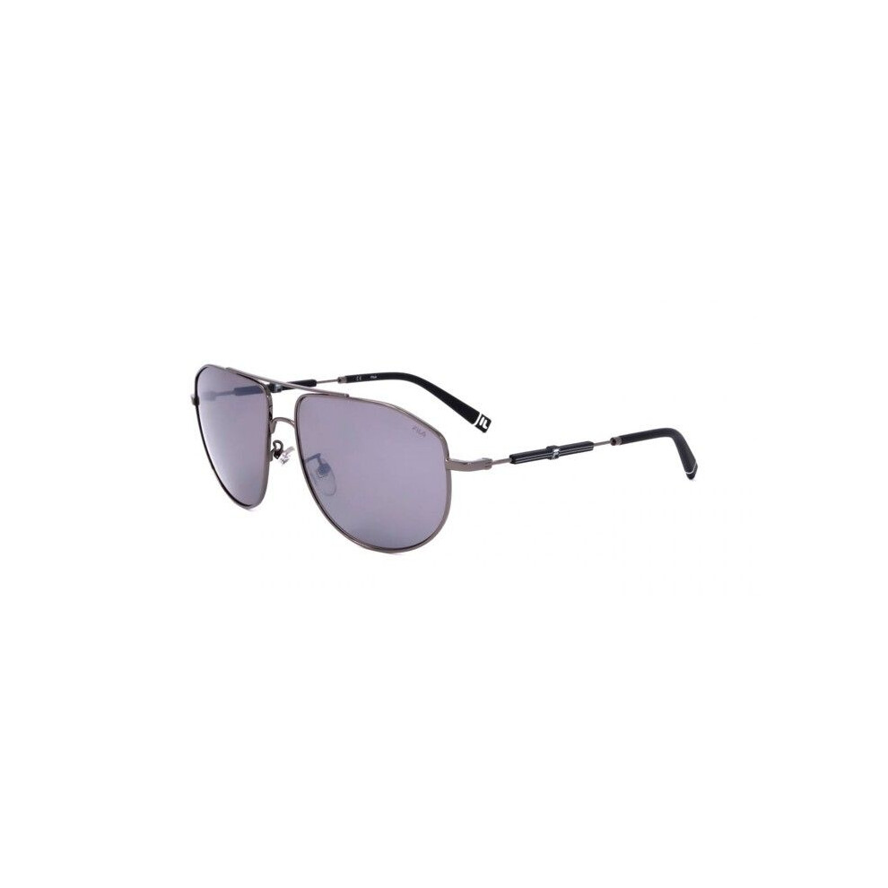 Fila Sunglasses - Sfi117v - Total Shiny Gun - Stainless Steel - 58/14/145