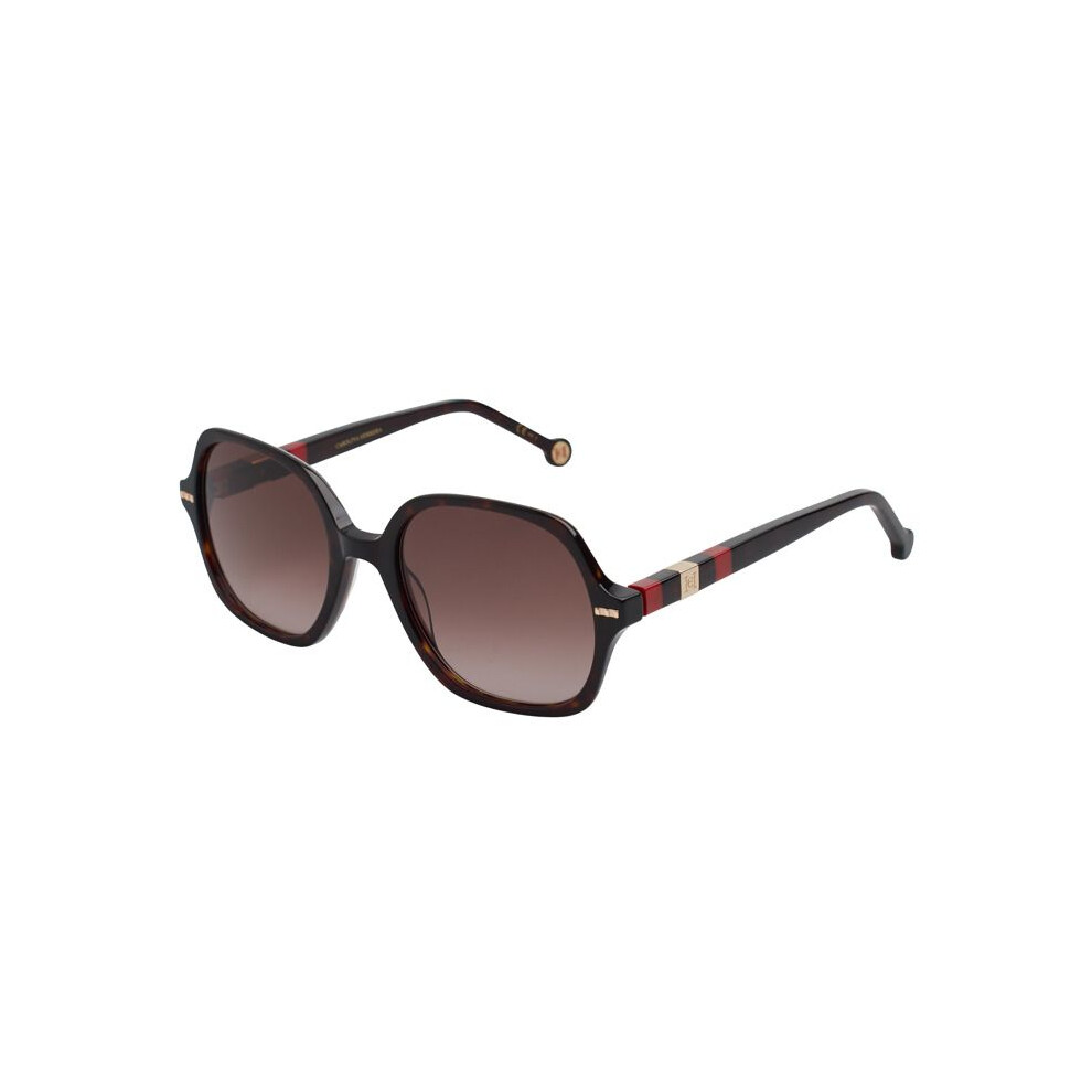 Carolina Herrera Her0106s Butterfly Sunglasses In Acetate For Women - Havana