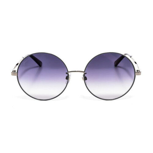 Swarovski SK0301-K metalliset pyöreät aurinkolasit naisille - Harmaa