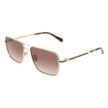 Lunettes de Soleil - FERRAGAMO - SF329SLBI - Métal - Doré - Verres brun dégradé