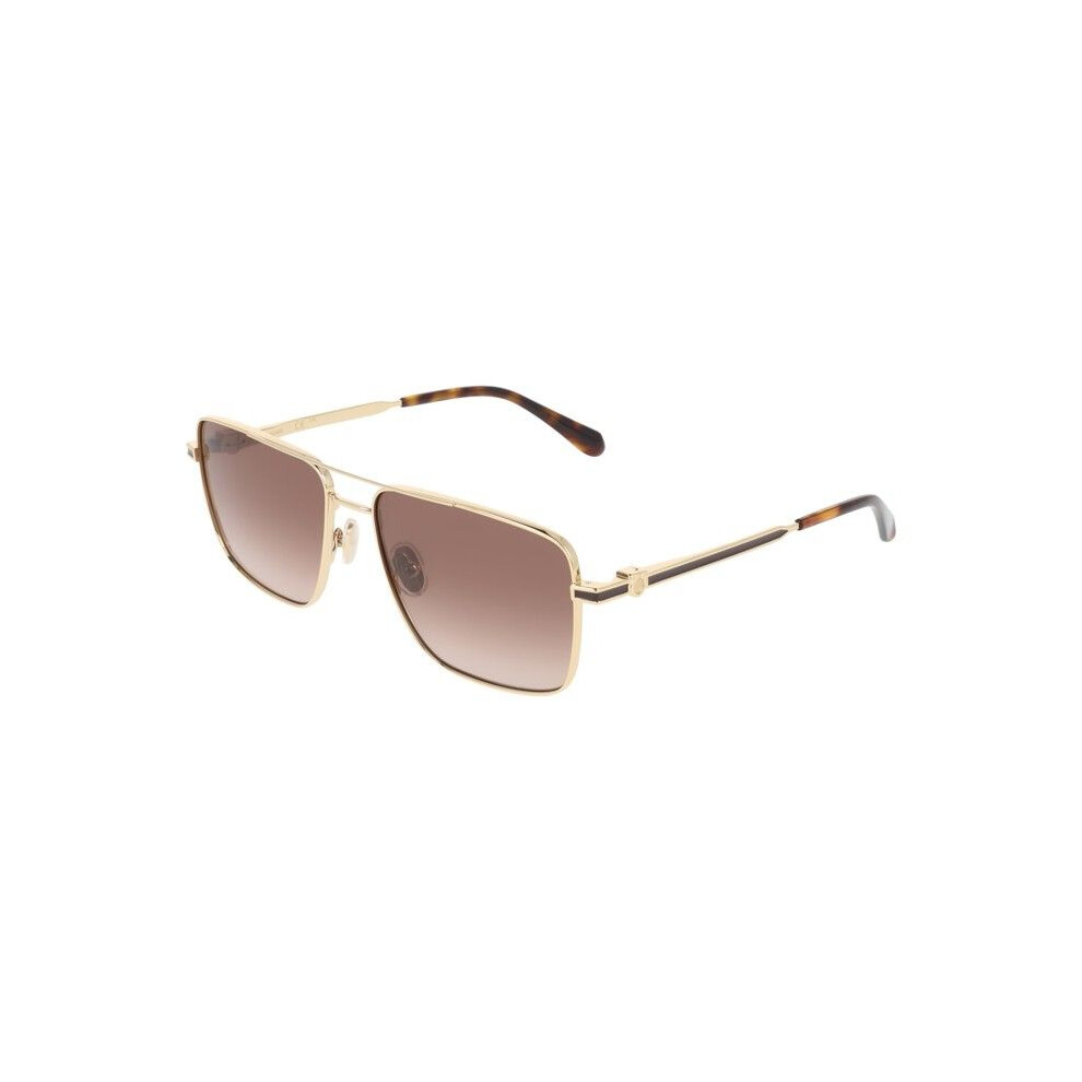 Ferragamo Sunglasses - Sf329slbi - Metal - Gold - Brown Gradient Lenses