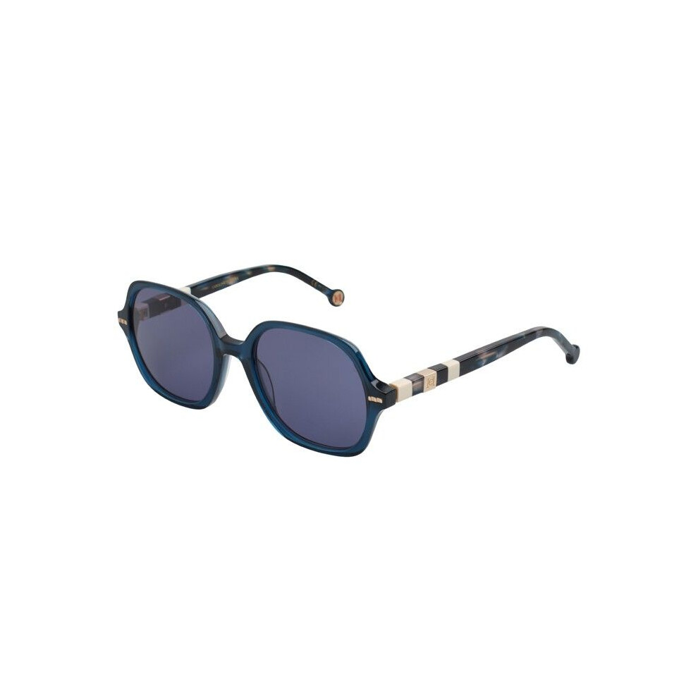 Carolina Herrera Her0106s Butterfly Sunglasses In Acetate For Women - Blue