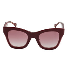 Sunglasses - CAROLINA HERRERA - CH0015S - Butterfly acetate frame - Bordeaux/Purple - Lenses 50 mm