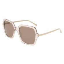 Lunettes de soleil - FERRAGAMO - SF2076S - Acétate - Transparent sand - Carré 57/19/145