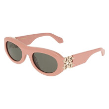 Lunettes de soleil - FERRAGAMO - SF2082SE - Rose - Acetate-renew - Ovale 54/23/140