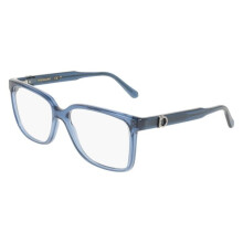 Lunettes de Vue - FERRAGAMO - SF3043E - Transparent blue - 57mm - Pont 16mm - Branches 145mm
