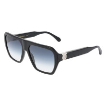 Lunettes de soleil - FERRAGAMO - SF2080SLBI - Acétate - Noir - Verres dégradé bleus 58/16/145