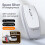 Hxsj M109 Mini Bluetooth Wireless Mouse (Space Silver) Gifts:Space Silver 4