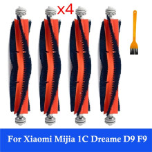 For Mijia 1C 1T 2C and Bot D10 / RLS3D/ Z10 Pro/ L10 / D9 /F9 Main Brush Spare Parts Accessories