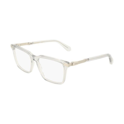 Ferragamo Bril - FERRAGAMO - SF3065 - Licht kristalgrijs - Acetaat - 55/16/145