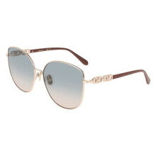 Sunglasses - FERRAGAMO - SF339S - Gold (rose gold) - Pink gradient lenses - Square