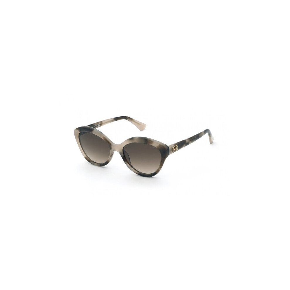 Nina Ricci Sunglasses - Snr478 - Butterfly - Acetate - Glossy Opal Brown