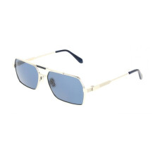 Sunglasses - FERRAGAMO - SF332S - Titanium - Aviator 61 mm - Blue lenses