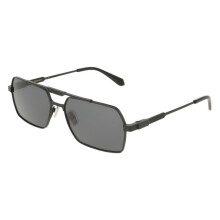Sunglasses - FERRAGAMO - SF332S - Titanium - Matte black - Aviator 61/17/145