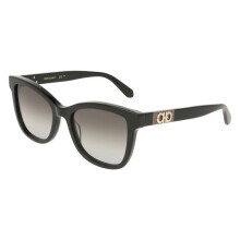 Sunglasses - FERRAGAMO - SF2108S - Black acetate - Square - 54 mm