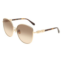 Sunglasses - FERRAGAMO - SF339S - Gold metal - Gradient gold/brown lenses - Square 60-15-145