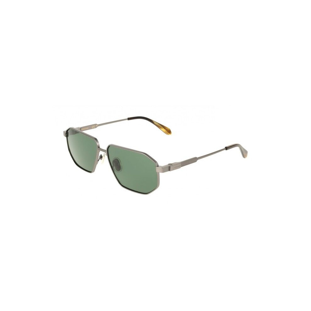 Ferragamo Sunglasses - Sf340s - Titanium - Aviator - Matte Dark Ruthenium