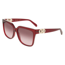 Sunglasses - FERRAGAMO - SF2109S - Transparent wine - 58 mm - Acetate
