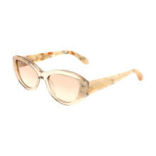 Ferragamo SF2104S Sunglasses 55/18/145 Transparent beige/marble Acetate WOMAN SF2104S