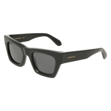 Sunglasses - FERRAGAMO - SF2105S - Acetate - Black - 50/23/145