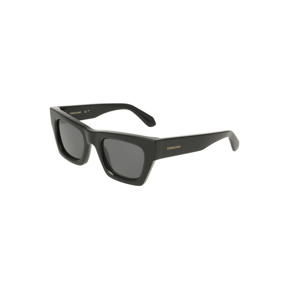 Ferragamo Sf2105s Sunglasses 50/23/145 Black Acetate Woman Sf2105s