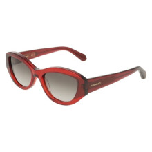 Sunglasses - FERRAGAMO - SF2104S - Acetate - Transparent Red - 55/18/145