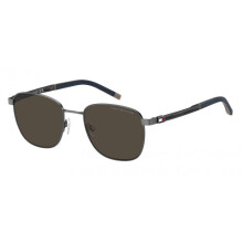 Zonnebril Tommy Hilfiger TH 2138/S 53/20/145 Matte ruthenium zwart Metalen monturen MAN TH 2138/S