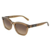 Sunglasses - FERRAGAMO - SF2107S - Transparent brown - Acetate - 54/21/145