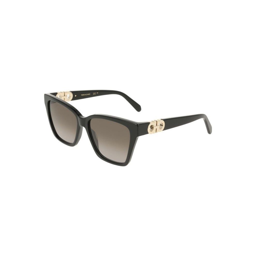Ferragamo Sunglasses Sf2110s 57/16/145 Acetate Woman Sf2110s Black