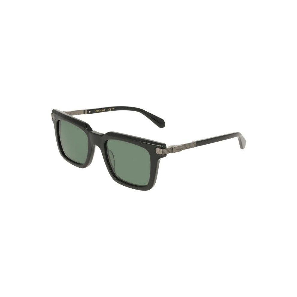 Ferragamo Sf2103s Sunglasses 53/21/145 Acetate Man Sf2103s Black