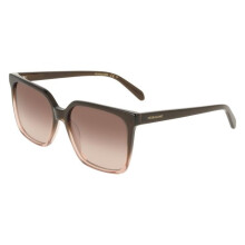 Sunglasses - FERRAGAMO - SF2102S - Transparent brown gradient acetate - 57/16/145