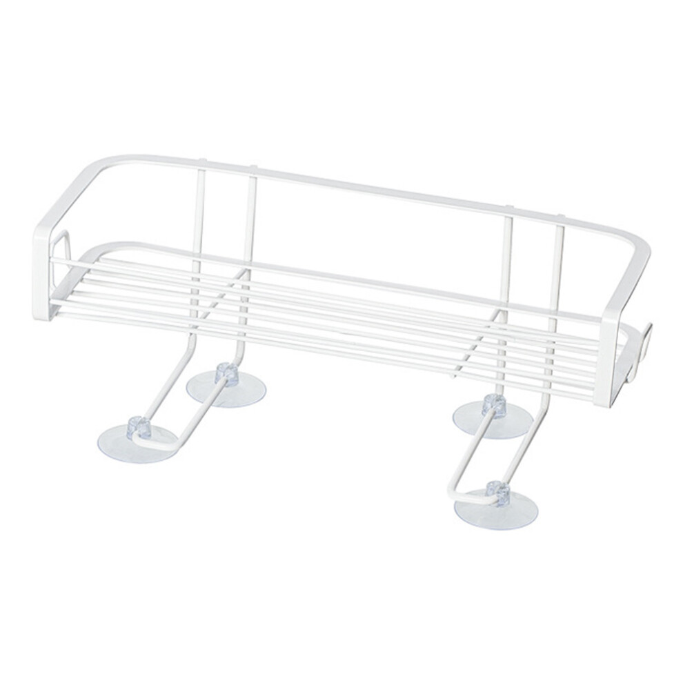 Semoic Wrought Iron Toilet Shelf Kitchen Bathroom Free Punch Wall Hanging Storage Organizer Shelf