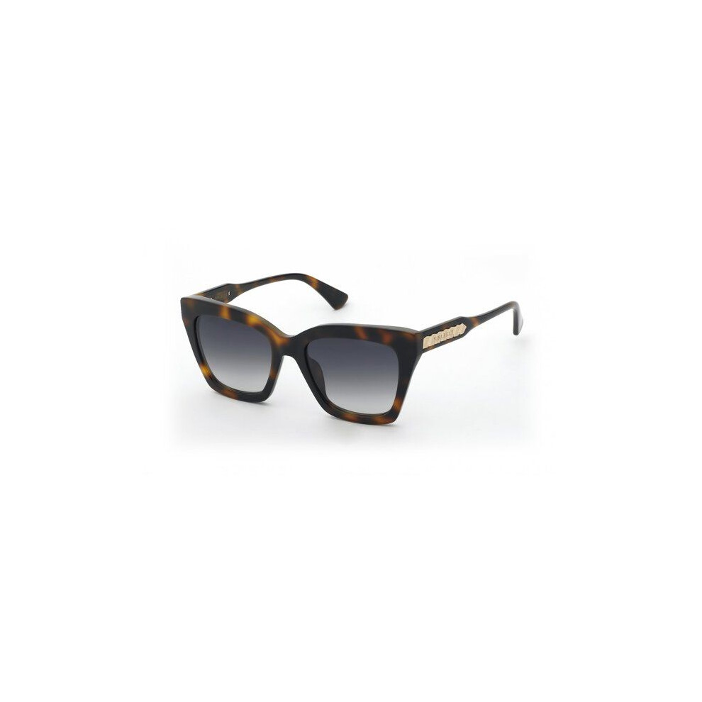 Nina Ricci Sunglasses Snr463 53/19/145 Dark Glossy Havana Acetate Woman Snr463