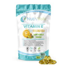 NutriVolv Vitamin E 100IU Softgels 180 Pack