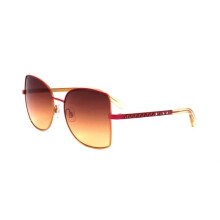 Sunglasses - SWAROVSKI - SK0369 - Bordeaux (Red) - Women - Square metal frame