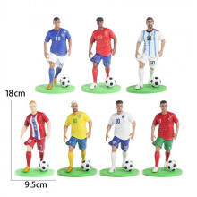 (7) Football Star Action Figure Model 18CM 2026 World Cup Collectible Toy Desktop Decor
